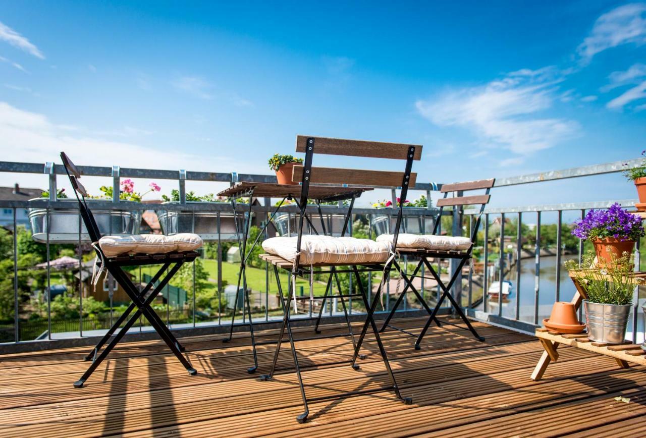 Deichkroenchen Ferienwohnung Altes Land Hamburg Jork Exteriér fotografie