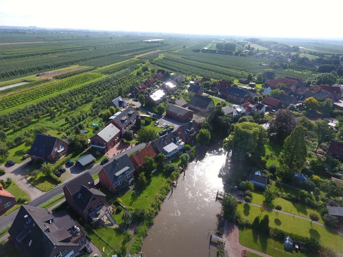 Deichkroenchen Ferienwohnung Altes Land Hamburg Jork Exteriér fotografie